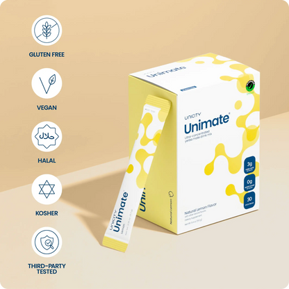 Unicity Unimate Natural Lemon (30 Stick Packs)