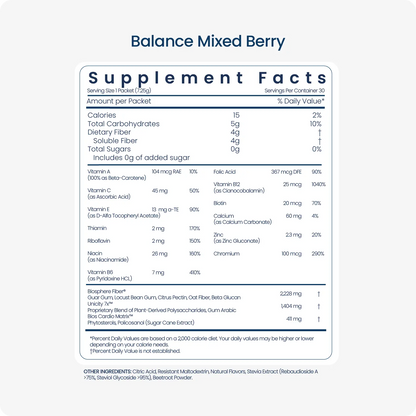Unicity Balance Mixed Berry (30 Stick Pack)